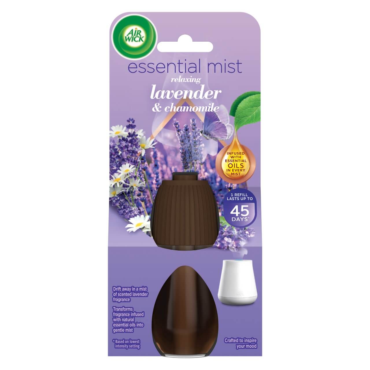 AIR WICK ESSENTIAL MIST REFILL RELAXING LAVENDER & CHAMOMILE 20ML